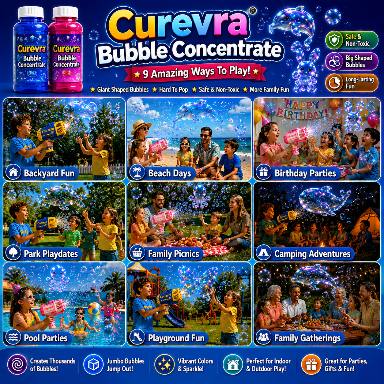 Curevra® Bubble Concentrate —— Animal & Ocean Fantasy Theme